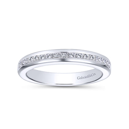 14K White Gold  Matching Wedding Band