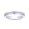 14K White Gold  Matching Wedding Band - 0.3 ct