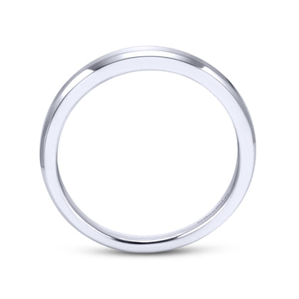14K White Gold Matching Wedding Band
