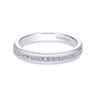 14K White Gold Matching Wedding Band - 0.3 ct