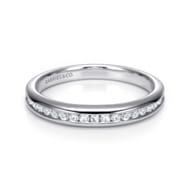 14K White Gold  Matching Wedding Band