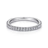 14K White Gold  Matching Wedding Band - 0.28 ct