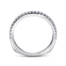 14K White Gold  Matching Wedding Band - 0.28 ct