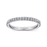 14K White Gold  Matching Wedding Band - 0.28 ct