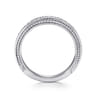 14K White Gold  Matching Wedding Band - 0.21 ct