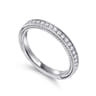14K White Gold  Matching Wedding Band - 0.21 ct