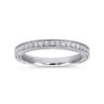14K White Gold  Matching Wedding Band - 0.21 ct