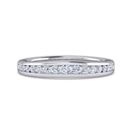 14K White Gold Matching Wedding Band