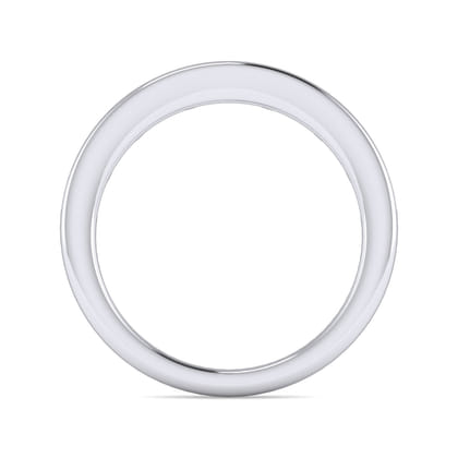 14K White Gold Matching Wedding Band