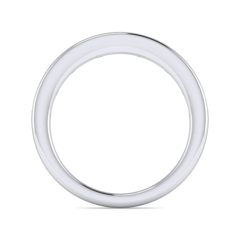 14K White Gold Matching Wedding Band - 0.23 ct - Shot 2