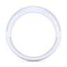 14K White Gold Matching Wedding Band - 0.38 ct