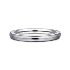 14K White Gold Matching Wedding Band