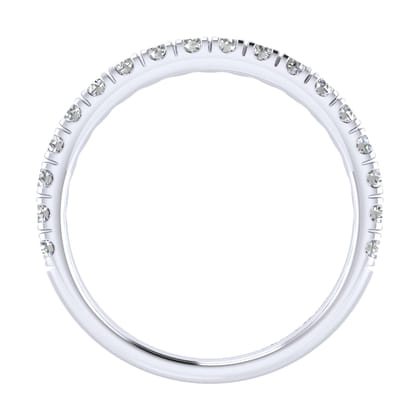 14K White Gold Matching Wedding Band