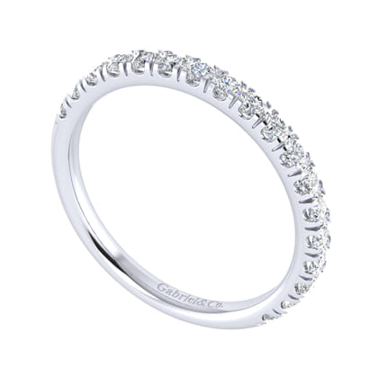 14K White Gold Matching Wedding Band