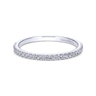 14K White Gold Matching Wedding Band