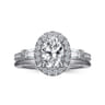 14K White Gold Matching Wedding Band