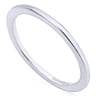 14K White Gold Matching Wedding Band