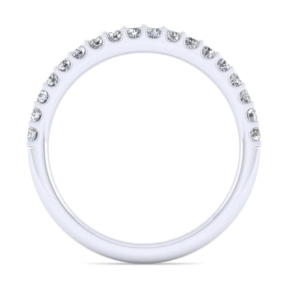 14K White Gold Matching Wedding Band
