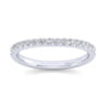14K White Gold Matching Wedding Band - 0.3 ct