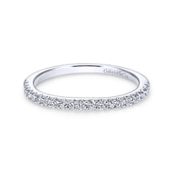 14K White Gold  Matching Wedding Band