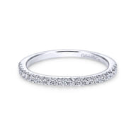14K White Gold  Matching Wedding Band