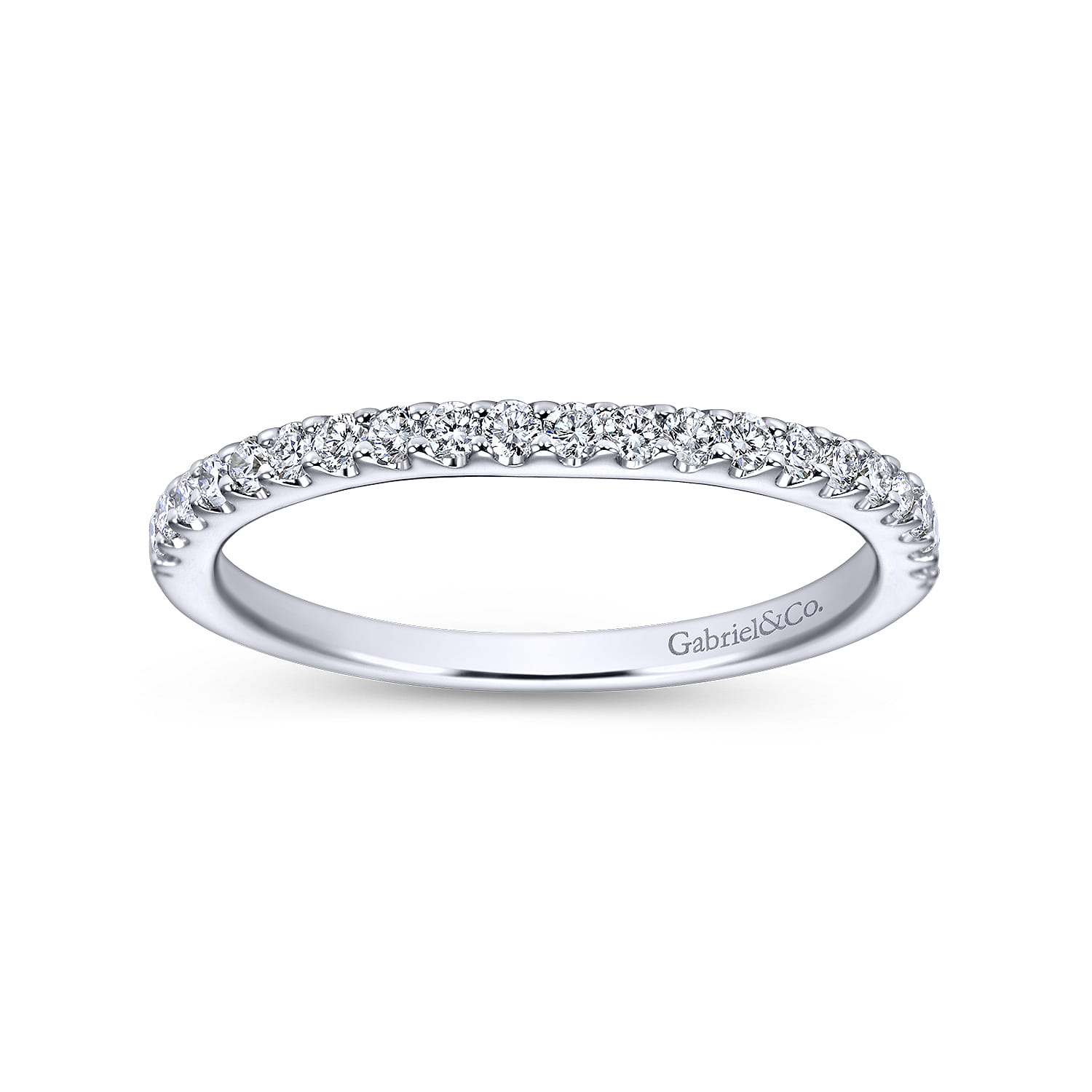 14K White Gold  Matching Wedding Band - 0.27 ct - Shot 5