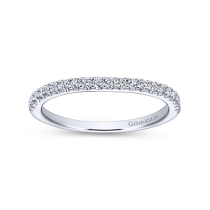 14K White Gold  Matching Wedding Band
