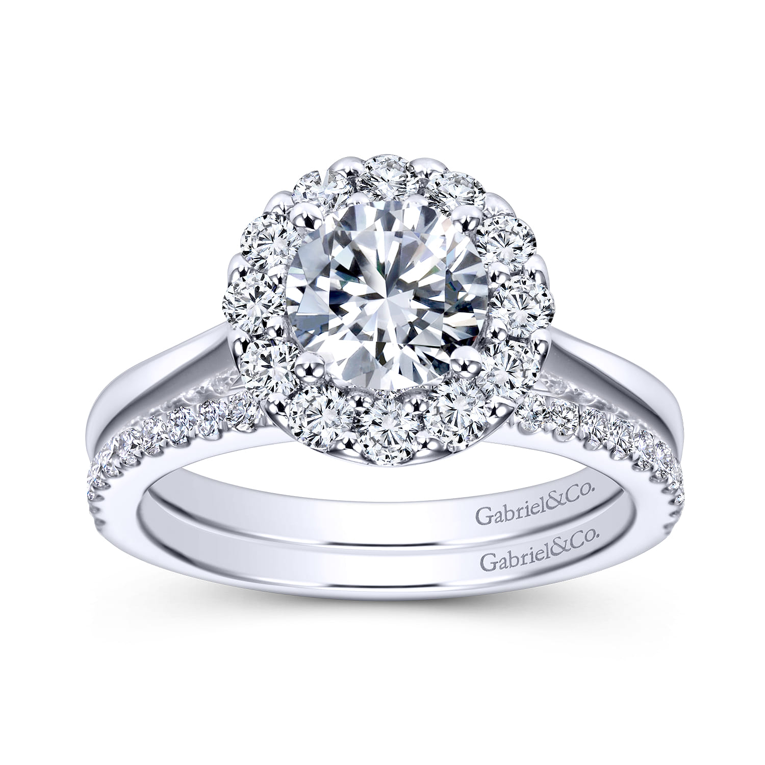 14K White Gold Matching Wedding Band - 0.23 ct - Shot 4