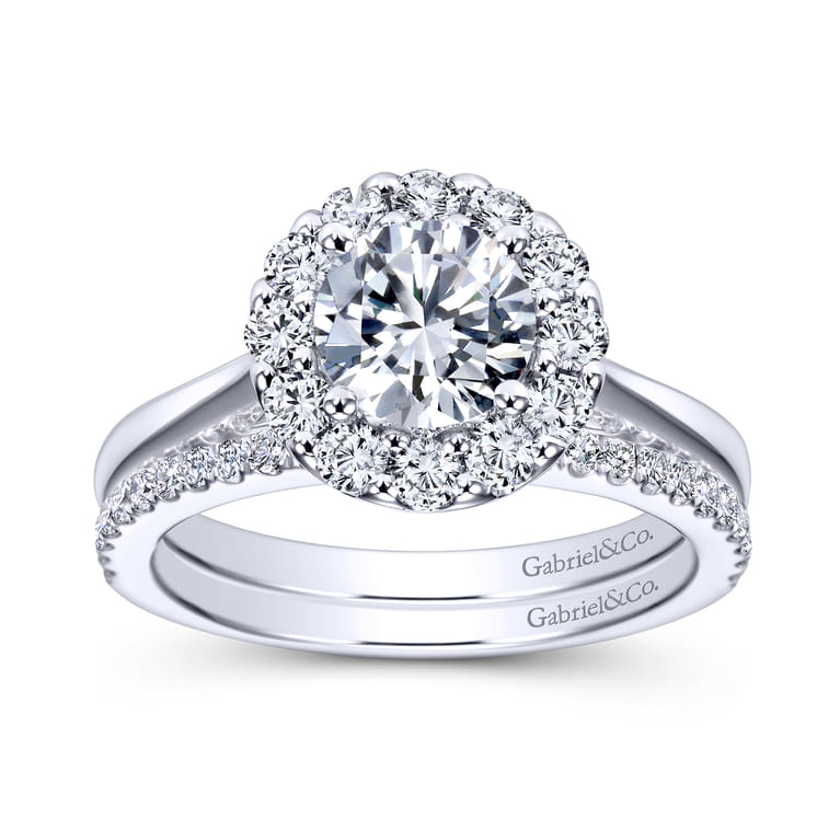 14K White Gold Matching Wedding Band - 0.23 ct - Shot 4