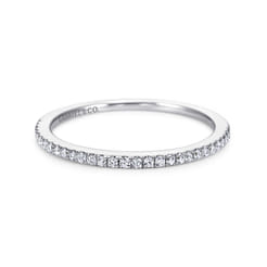 14K White Gold  Matching Wedding Band