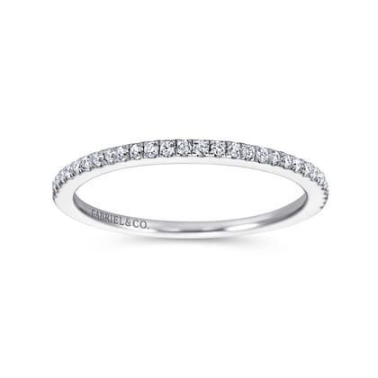 14K White Gold  Matching Wedding Band