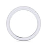 14K White Gold Matching Wedding Band - 0.22 ct
