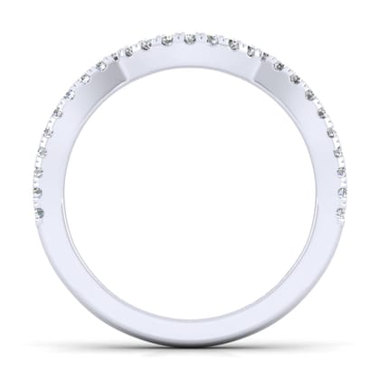 14K White Gold Matching Wedding Band