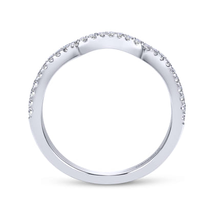 14K White Gold Matching Wedding Band
