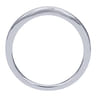 14K White Gold Matching Wedding Band