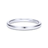 14K White Gold Matching Wedding Band