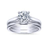 14K White Gold Matching Wedding Band