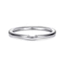 14K White Gold Matching Wedding Band