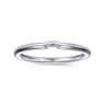 14K White Gold Matching Wedding Band