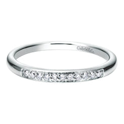 14K White Gold Matching Wedding Band