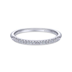 14K White Gold Matching Wedding Band
