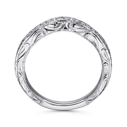 14K White Gold  Matching Wedding Band