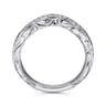 14K White Gold  Matching Wedding Band - 0.19 ct