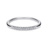 14K White Gold Matching Wedding Band