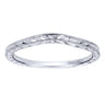 14K White Gold Matching Wedding Band