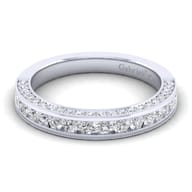 14K White Gold Matching Wedding Band