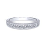 14K White Gold  Matching Wedding Band - 0.83 ct
