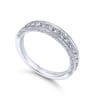 14K White Gold  Matching Wedding Band - 0.83 ct