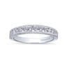14K White Gold  Matching Wedding Band - 0.83 ct
