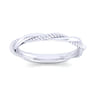 14K White Gold Matching Wedding Band